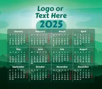 Vitality Mountain Rectangle Mouse Pad Calen