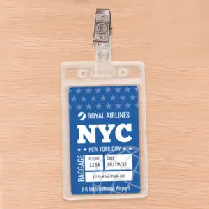Luggage tag holder and Clip