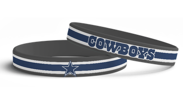 Aminco NFL Silicone Bracelets, 4-Pack Dallas Cowboys